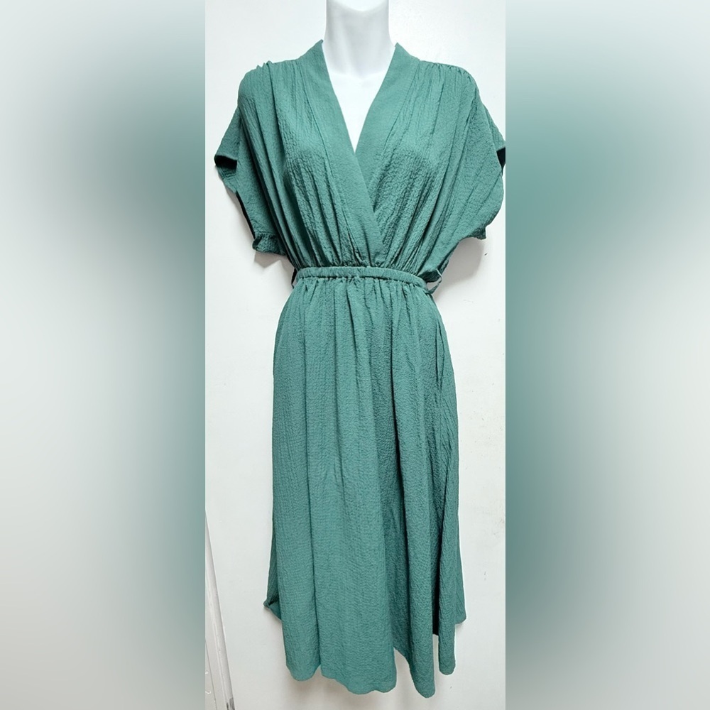 Calvin Klein Green Midi Dress Size 4